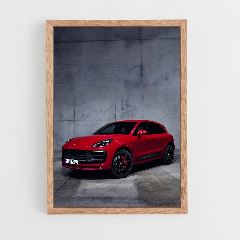 Poster Macan gts élégant – affiche Porsche (vue 4)